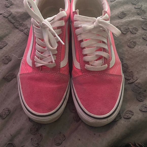 Pink Vans size 8 women’s - Picture 2 of 2